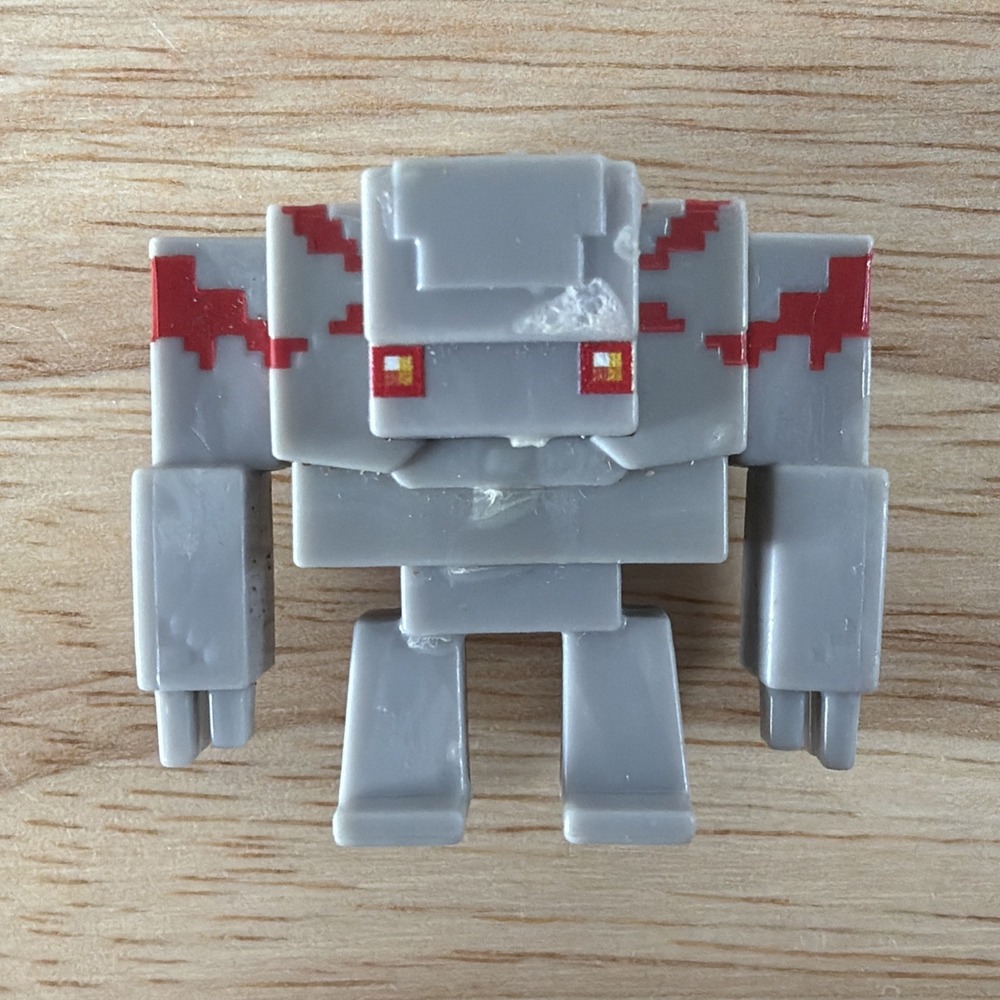 DAMAGED Minecraft Mystery Mini Figure Dungeon Series #20 1.5" Redstone Golem